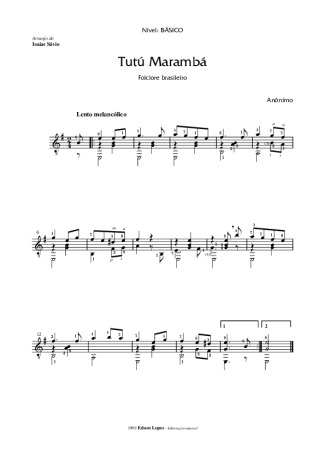 Desconhecido  score for Acoustic Guitar