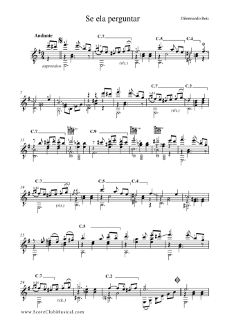 Dilermando Reis  score for Acoustic Guitar