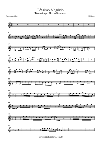 Dilsinho Péssimo Negócio score for Trumpet