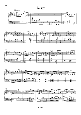 Domenico Scarlatti  score for Piano