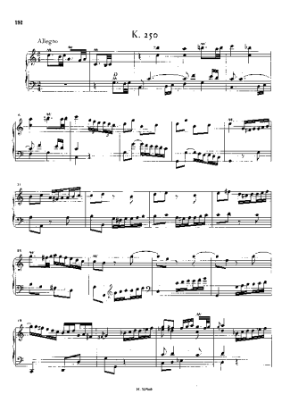 Domenico Scarlatti  score for Piano