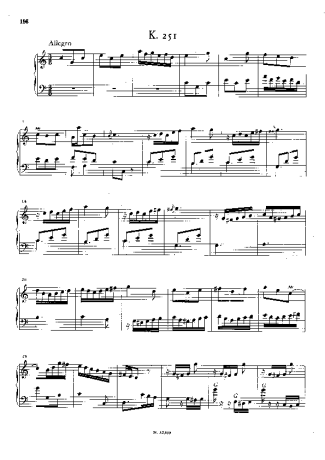 Domenico Scarlatti  score for Piano