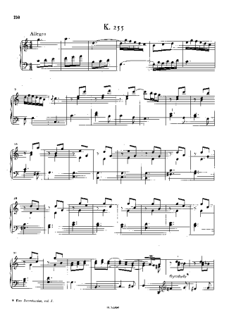 Domenico Scarlatti  score for Piano