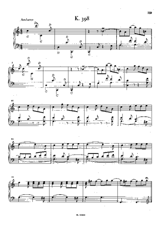 Domenico Scarlatti  score for Piano