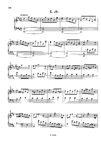 Domenico Scarlatti  score for Piano