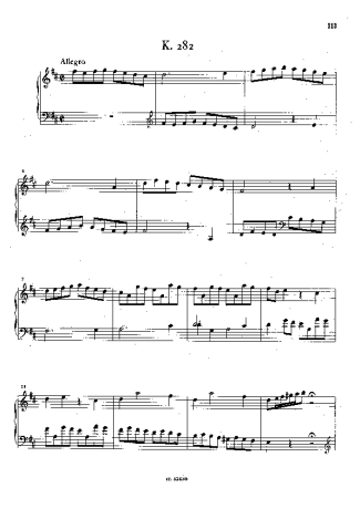 Domenico Scarlatti  score for Piano