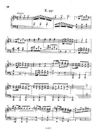 Domenico Scarlatti  score for Piano