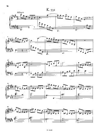 Domenico Scarlatti  score for Piano