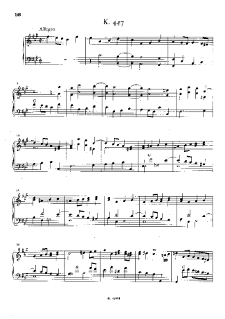 Domenico Scarlatti  score for Piano