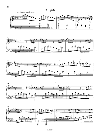 Domenico Scarlatti  score for Piano