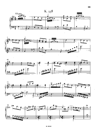 Domenico Scarlatti  score for Piano