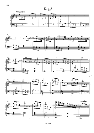 Domenico Scarlatti  score for Piano