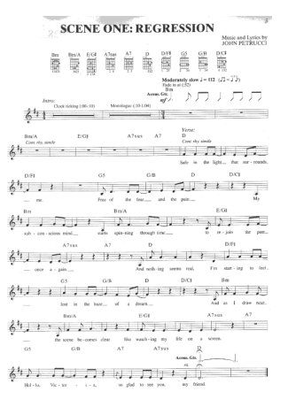 Dream Theater  score for Guitar