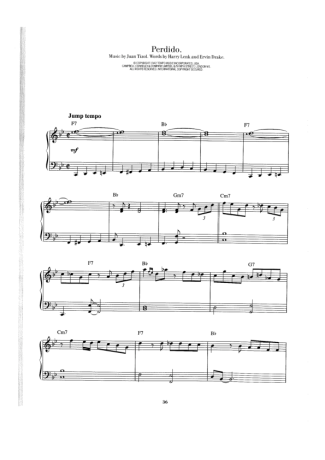 Duke Ellington  score for Piano