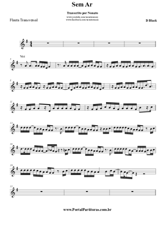 D´Black  score for Flute