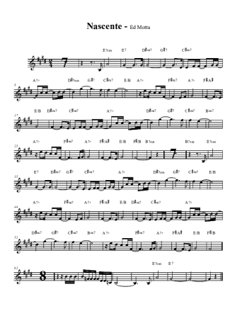 Ed Motta  score for Tenor Saxophone Soprano (Bb)