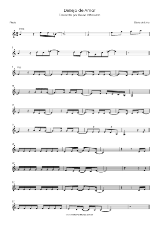 Eliana de Lima  score for Flute