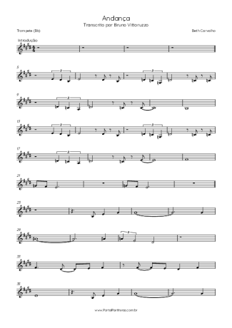 Elis Regina Andança score for Trumpet