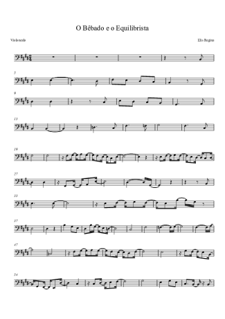 Elis Regina O Bêbado E O Equilibrista score for Cello