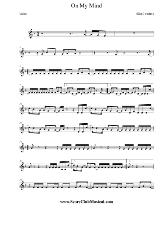 Ellie Goulding   score for Violin