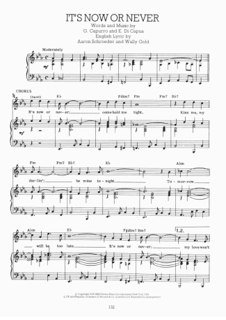 Elvis Presley  score for Piano