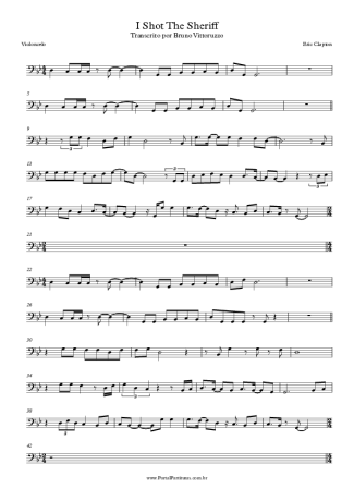 Eric Clapton  score for Cello