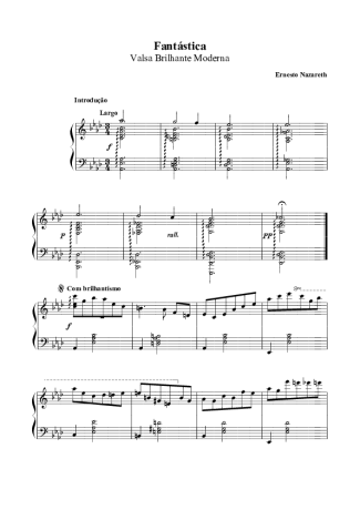 Ernesto Nazareth  score for Piano