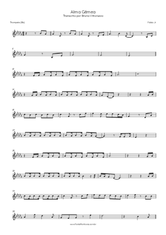 Fábio Jr.  score for Trumpet