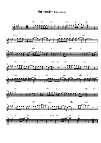 Fábio Jr.  score for Alto Saxophone