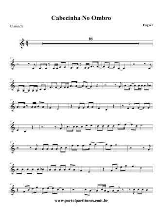 Fagner  score for Clarinet (C)