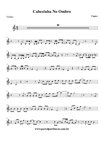 Fagner  score for Violin