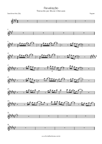 Fagner  score for Alto Saxophone