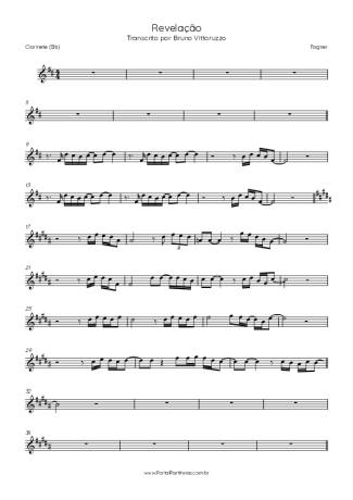 Fagner  score for Clarinet (Bb)