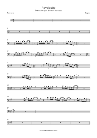 Fagner Revelação score for Trombone