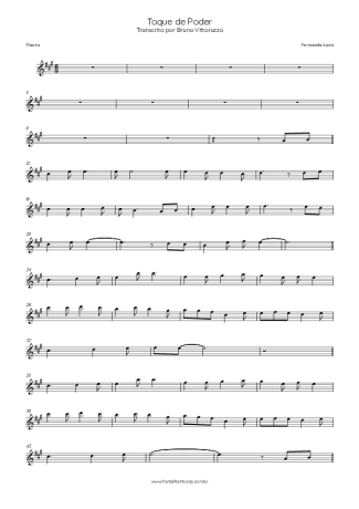 Fernanda Lara  score for Flute