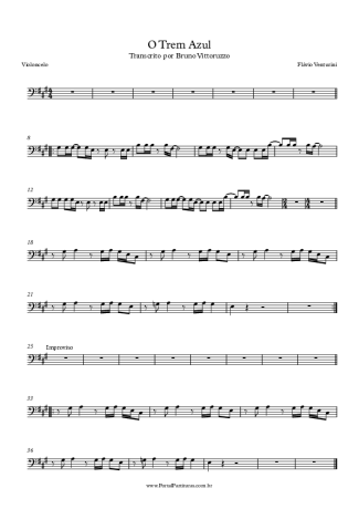 Flavio Venturine  score for Cello