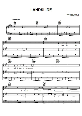 Fleetwood Mac  score for Piano