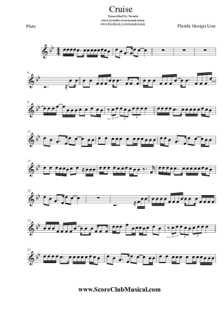 Florida Georgia Line  score for Flute