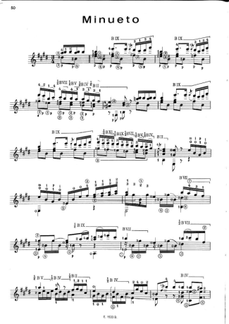 Francisco Tárrega  score for Acoustic Guitar