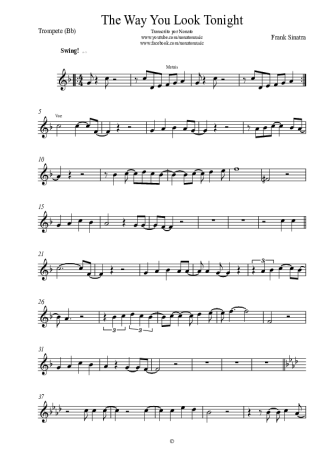 Frank Sinatra  score for Trumpet