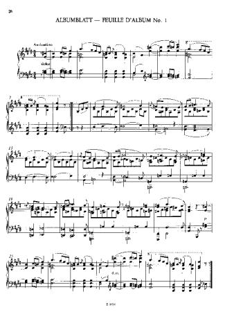 Franz Liszt  score for Piano