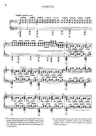 Franz Liszt  score for Piano