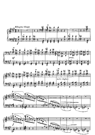 Franz Liszt  score for Piano