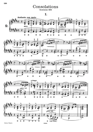 Franz Liszt  score for Piano