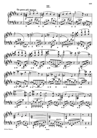 Franz Liszt  score for Piano