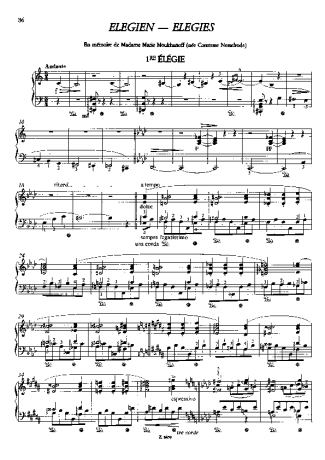 Franz Liszt  score for Piano