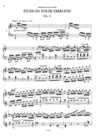 Franz Liszt  score for Piano