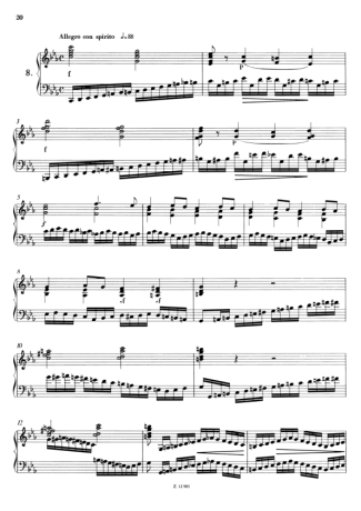 Franz Liszt  score for Piano