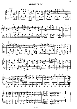 Franz Liszt  score for Piano