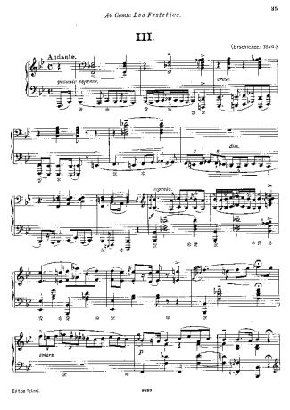 Franz Liszt Hungarian Rhapsody No.3 S.244 3 score for Piano